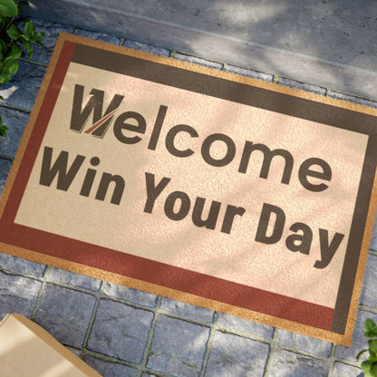 Win Your Day — Outdoor/Indoor Coir Welcome Mat
