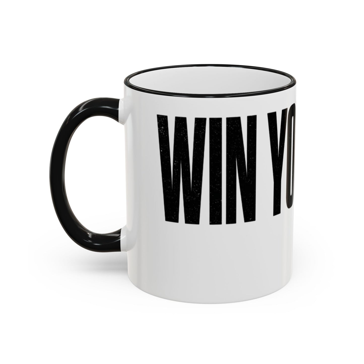 Win Your Day — Multicolor Coffee Cup (11oz)