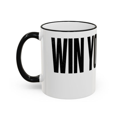 Win Your Day — Multicolor Coffee Cup (11oz)