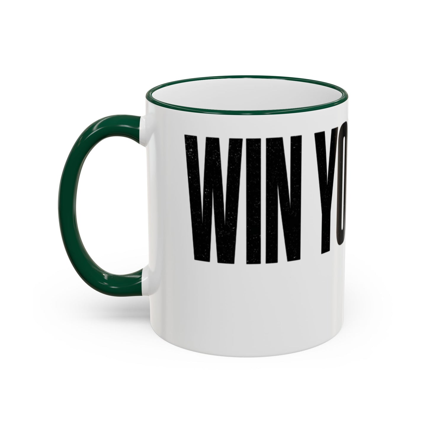 Win Your Day — Multicolor Coffee Cup (11oz)