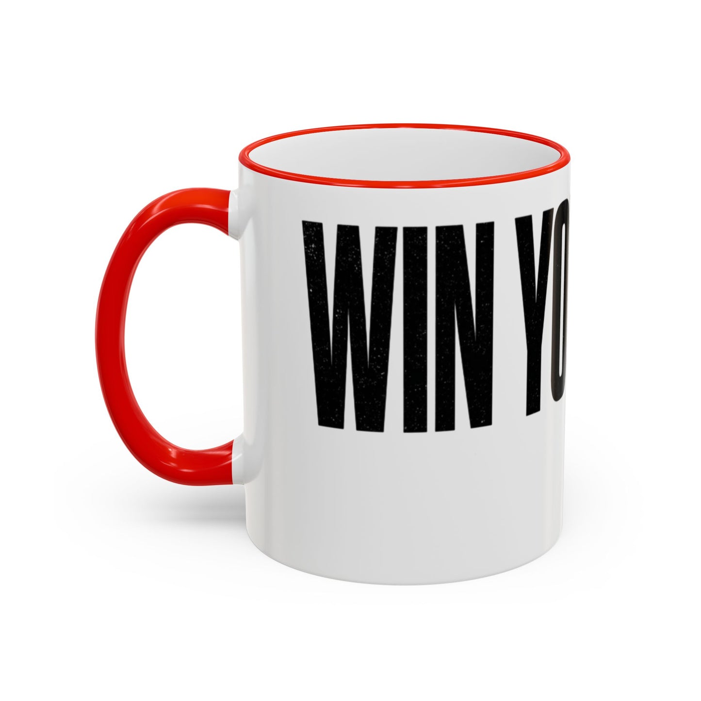 Win Your Day — Multicolor Coffee Cup (11oz)