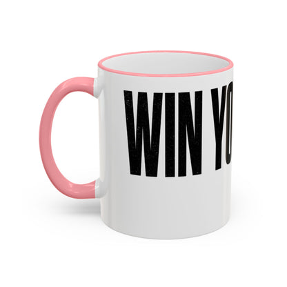 Win Your Day — Multicolor Coffee Cup (11oz)